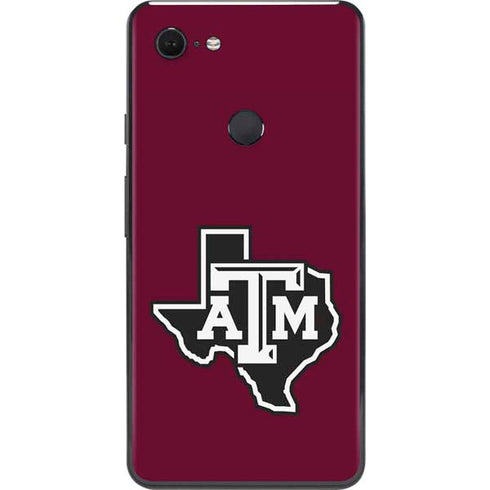 Texas A&M University Black Logo Google Pixel 3 XL Skin